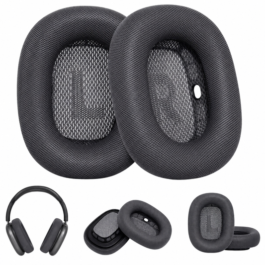 Replacement Ear Pads Apple AirPods Max Memory Foam Magnetic Ear Cushions Gray