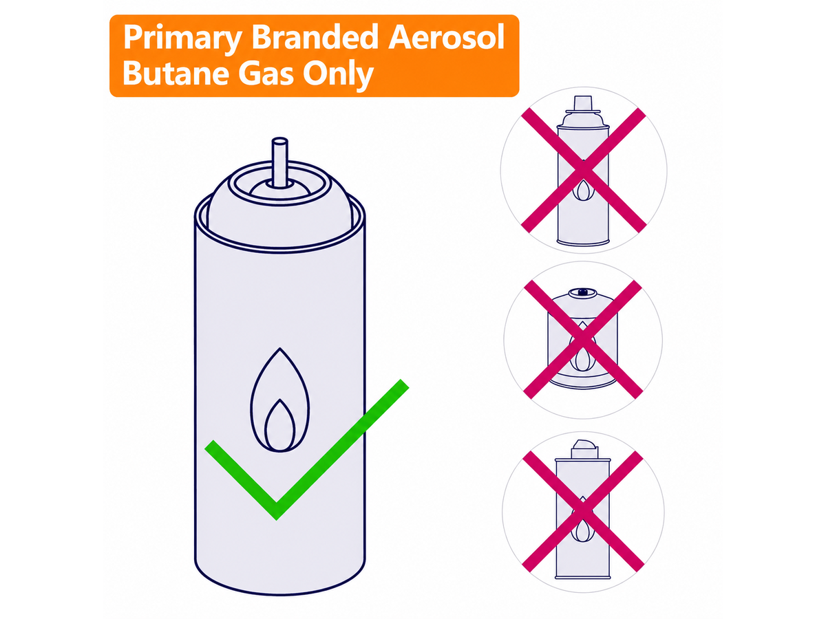 Butane Gas Torch Blow Lighter Cannister