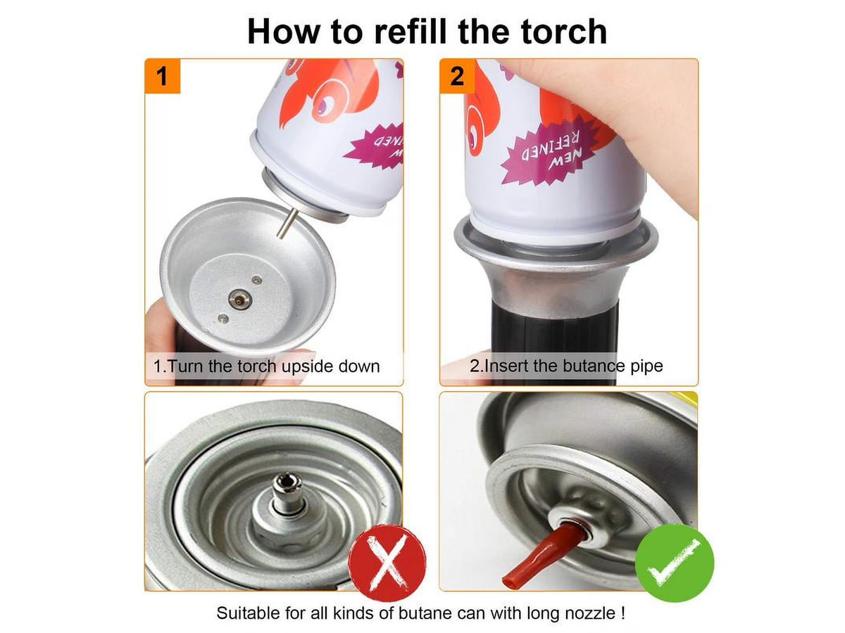Butane Gas Torch Blow Lighter Cannister