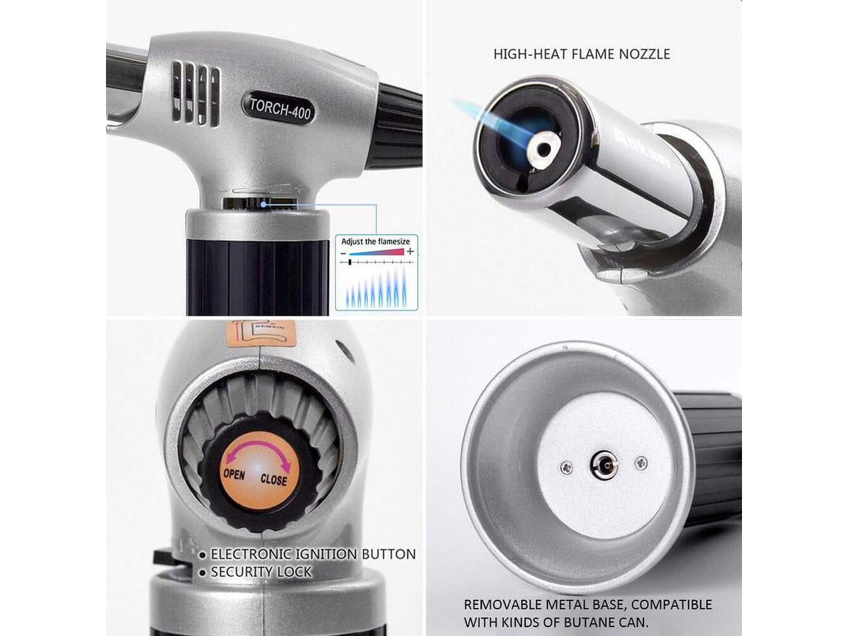 Butane Gas Torch Blow Lighter Cannister