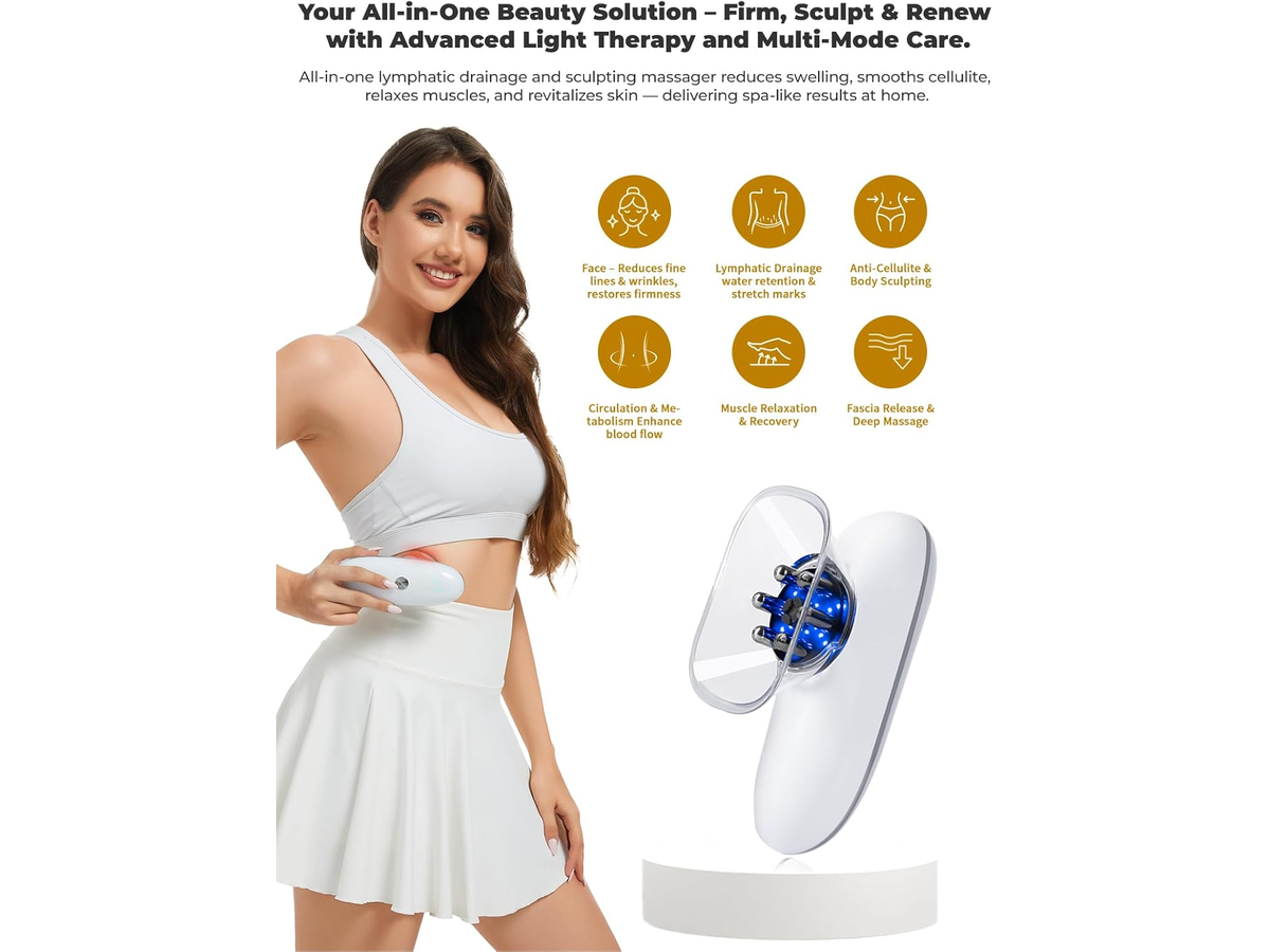 Body Sculpting Machine Portable LED Body Massager with Suction Massage