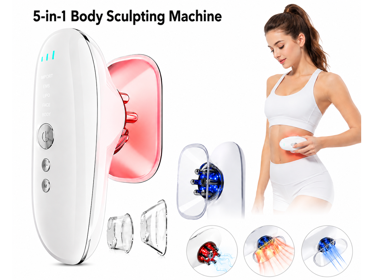 Body Sculpting Machine Portable LED Body Massager with Suction Massage