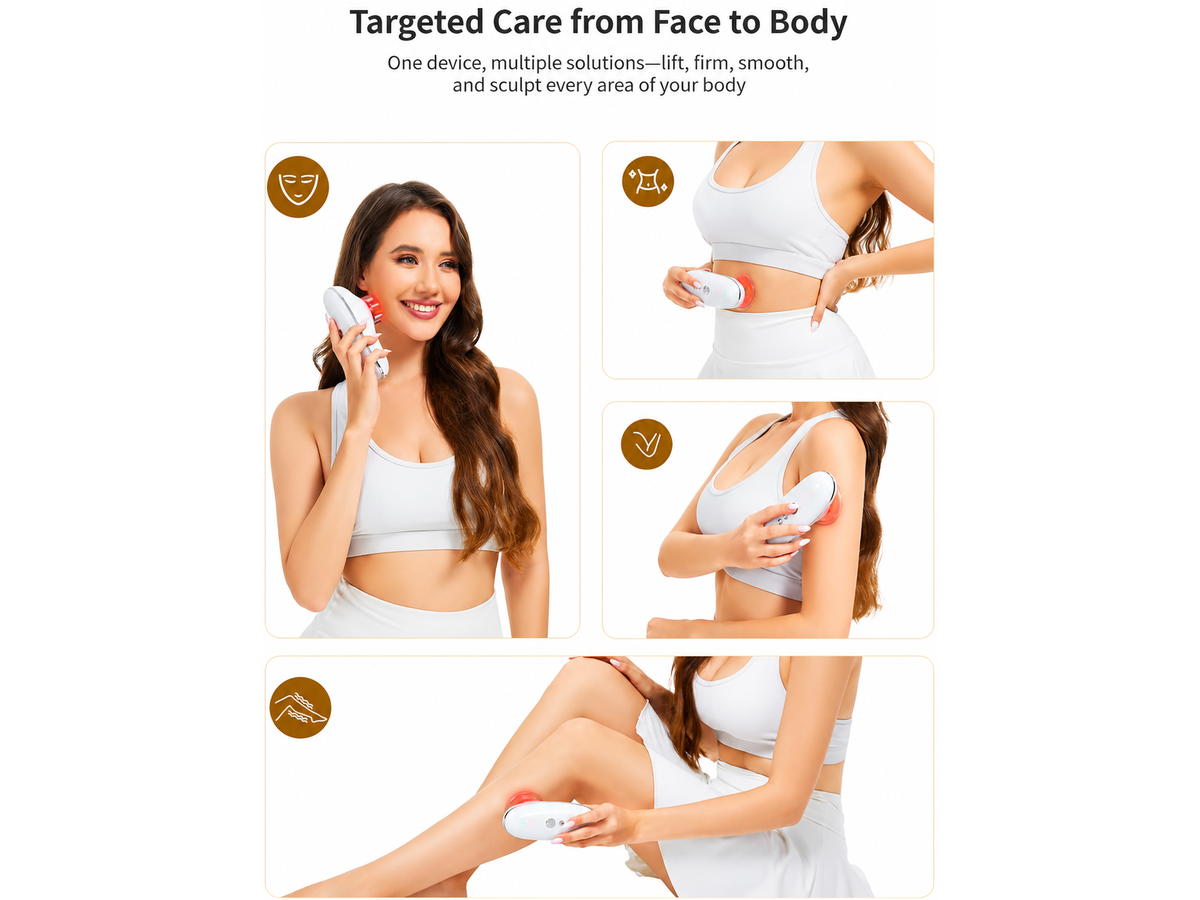 Body Sculpting Machine Portable LED Body Massager with Suction Massage