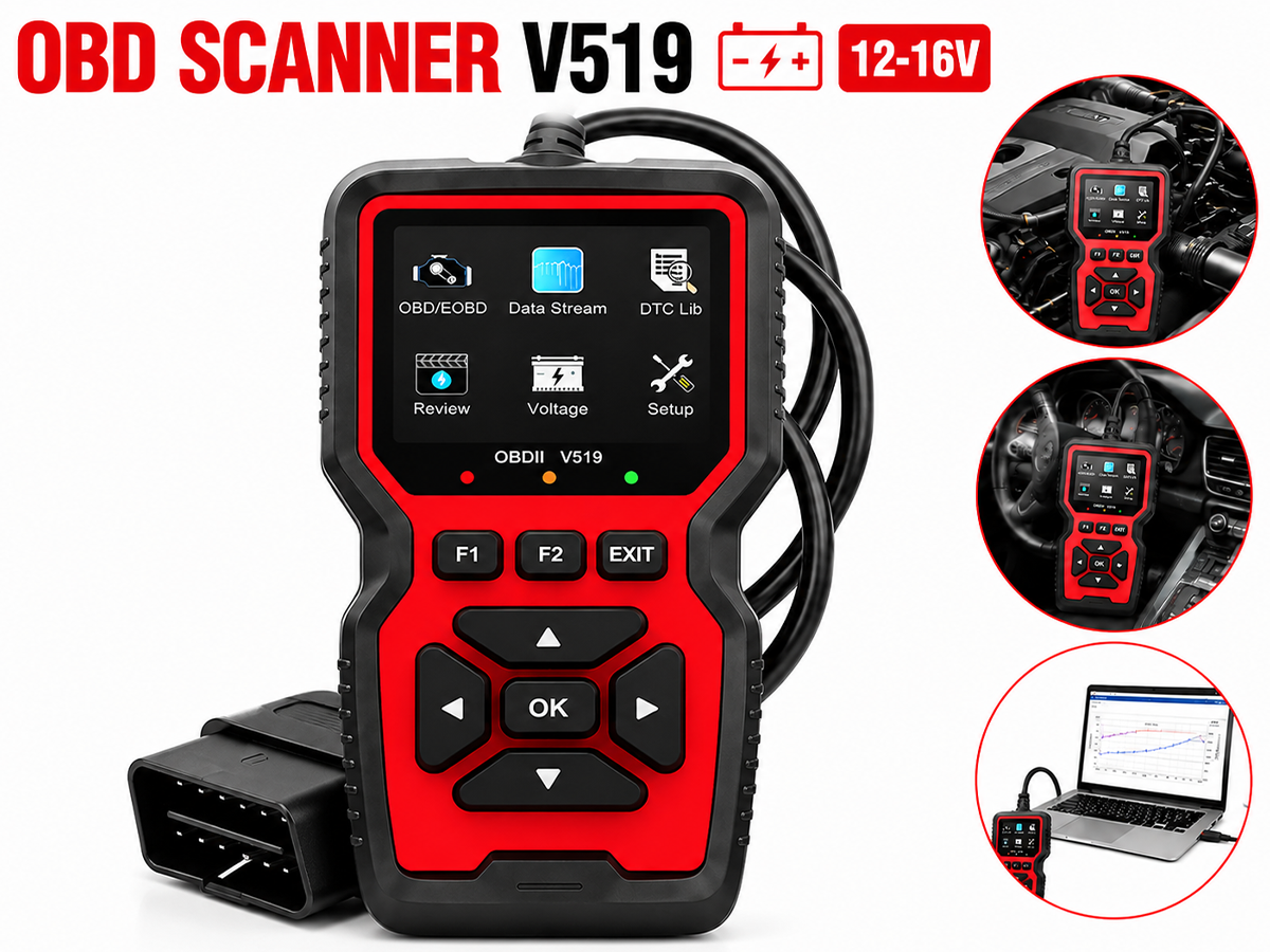 OBD2 Scanner V519 Car Diagnostic Scan Tool with Battery Voltage Test