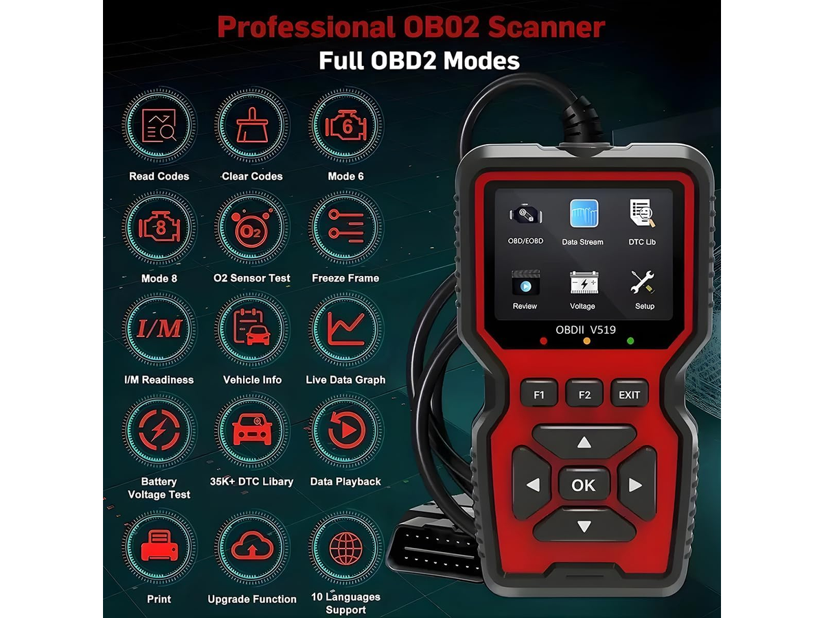 OBD2 Scanner V519 Car Diagnostic Scan Tool with Battery Voltage Test
