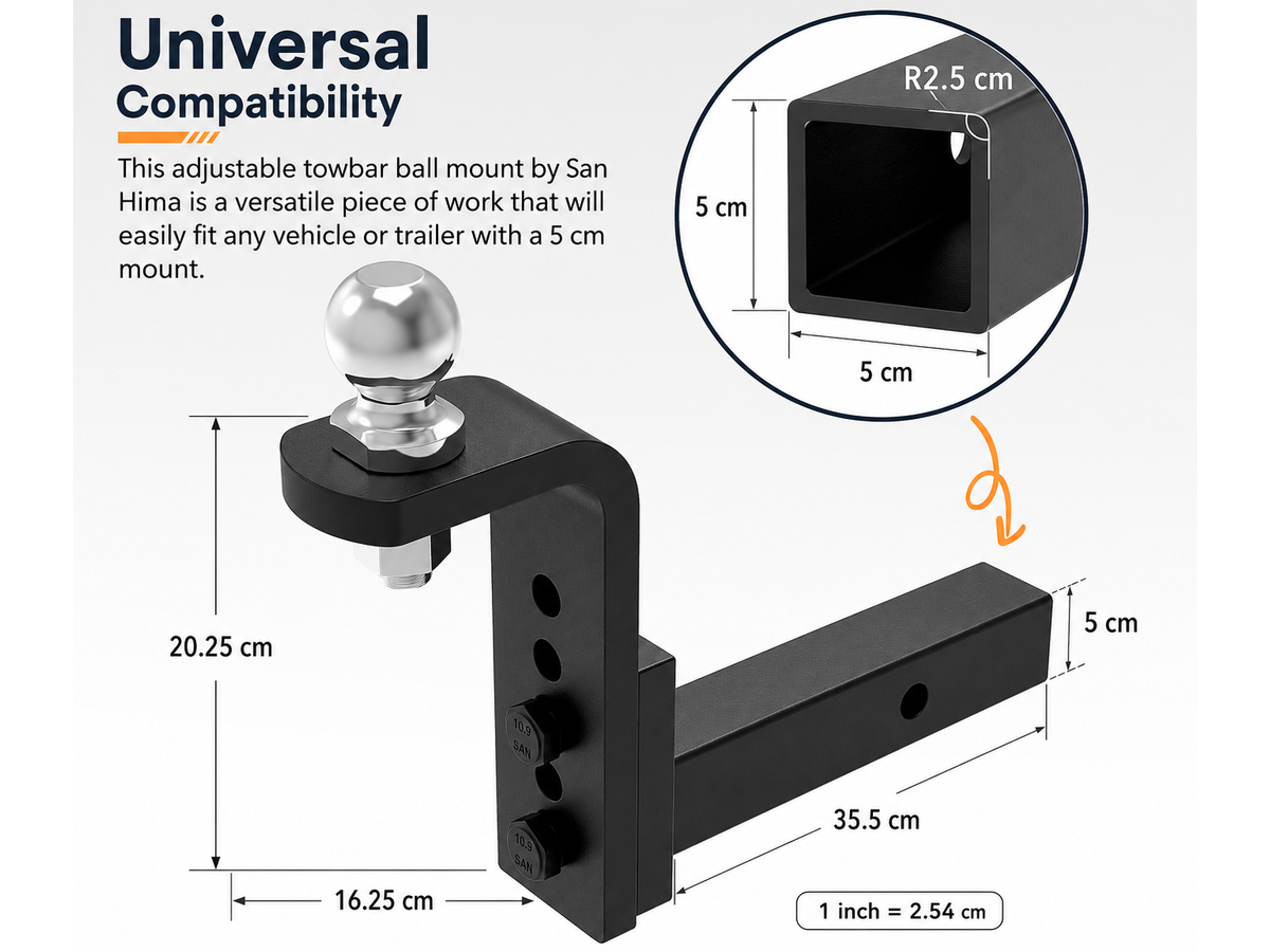 Adjustable Towbar Drop Tow Bar