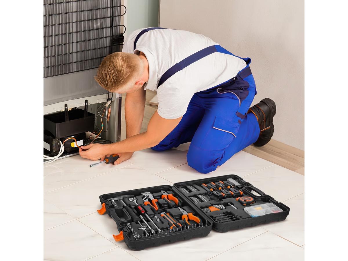 Socket Wrench Repair Tool Set 171 Piece Mechanic Hand Tool Kit with Storage Case