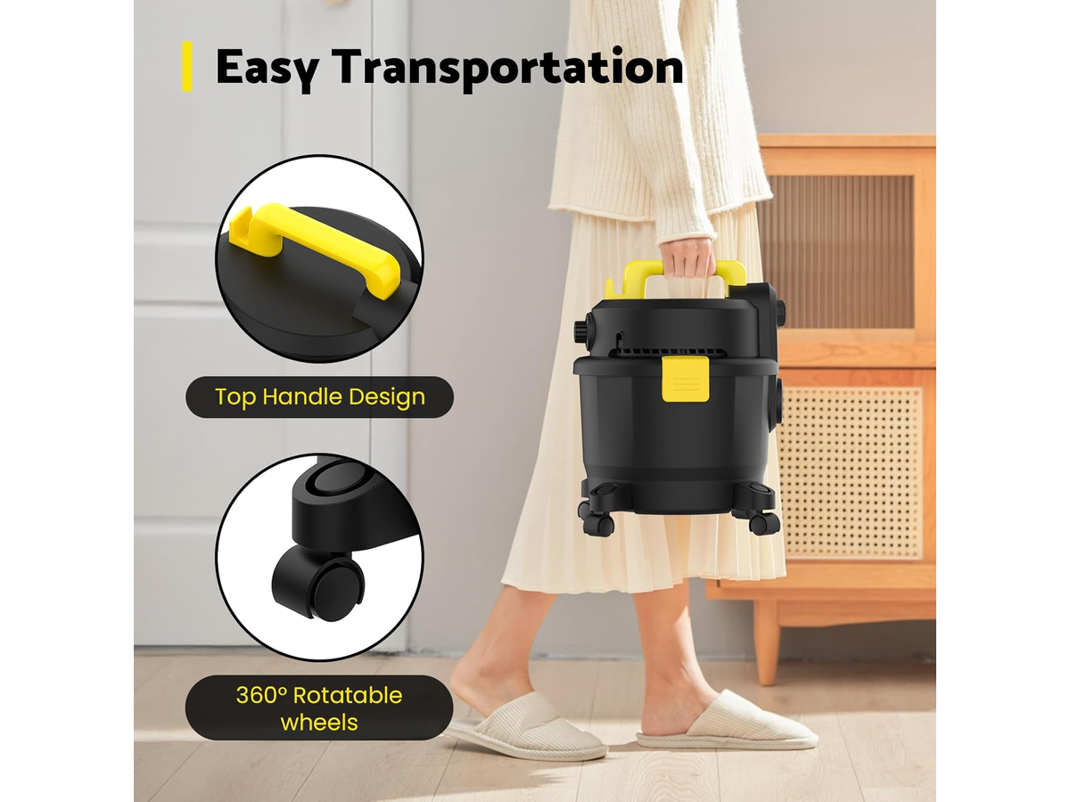 Wet and Dry Vacuum Cleaner 15L 1000W with Blower Function