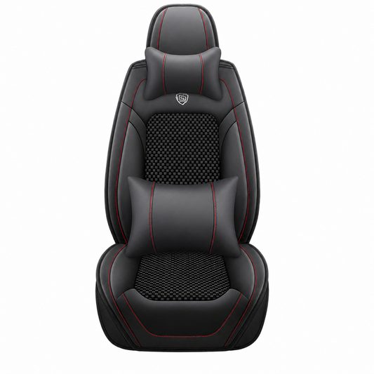 Car Seat Covers 11 PCS Universal PU Leather Car Seat Covers for 5 Seater Vehicles