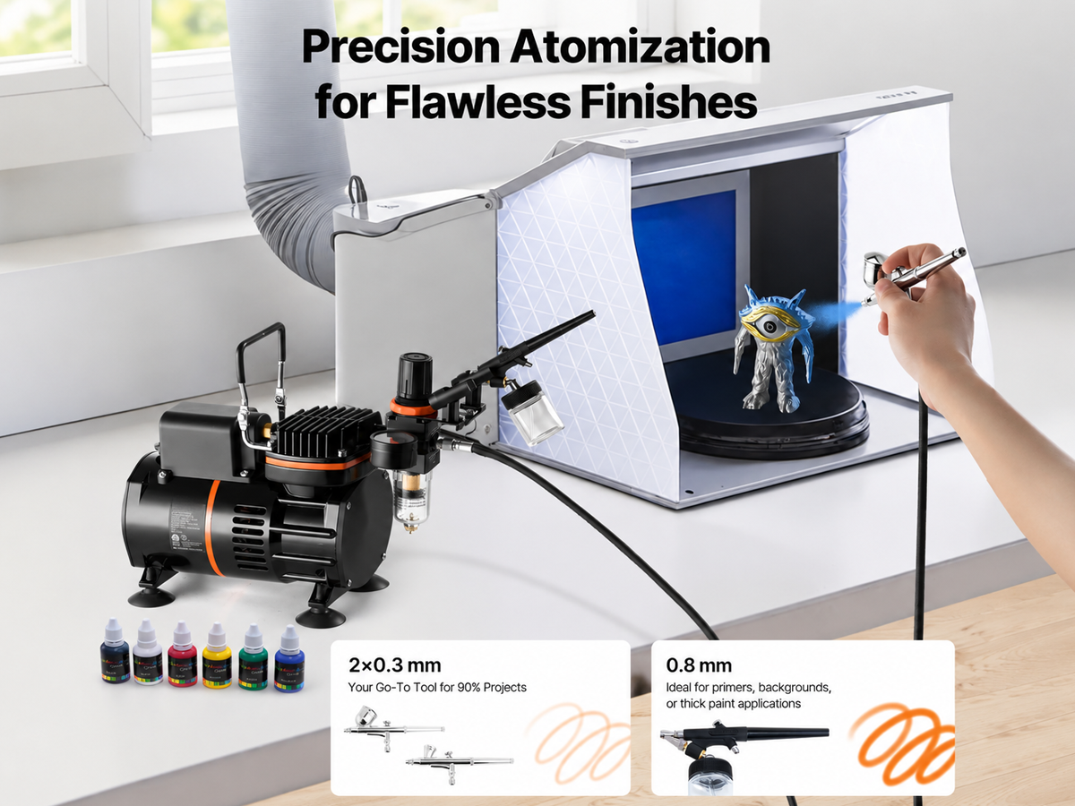 Airbrush Kit with Compressor
