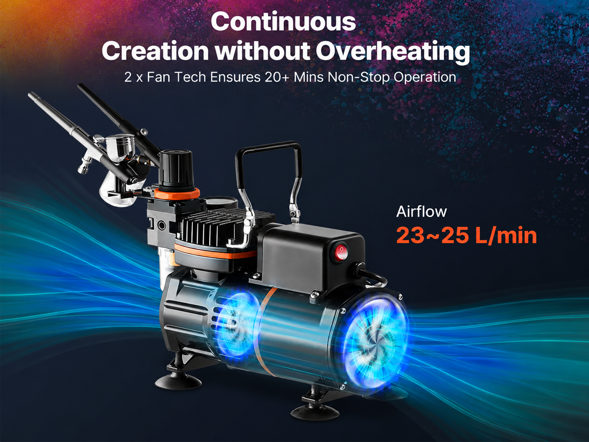 Airbrush Kit with Compressor