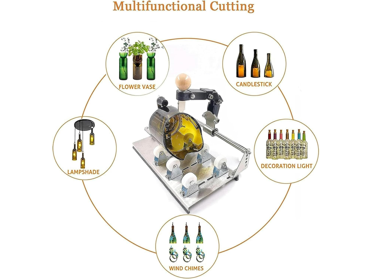 Glass Bottle Cutter Multifunctional Glass Cutting Tool Kit