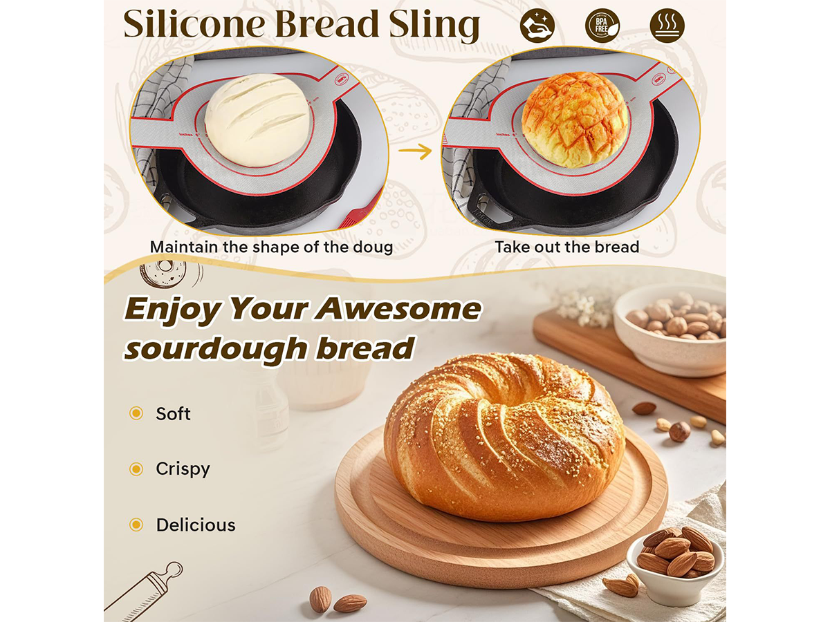 Sourdough Proofing Baskets Complete Bread Baking Kit with Banneton Basket