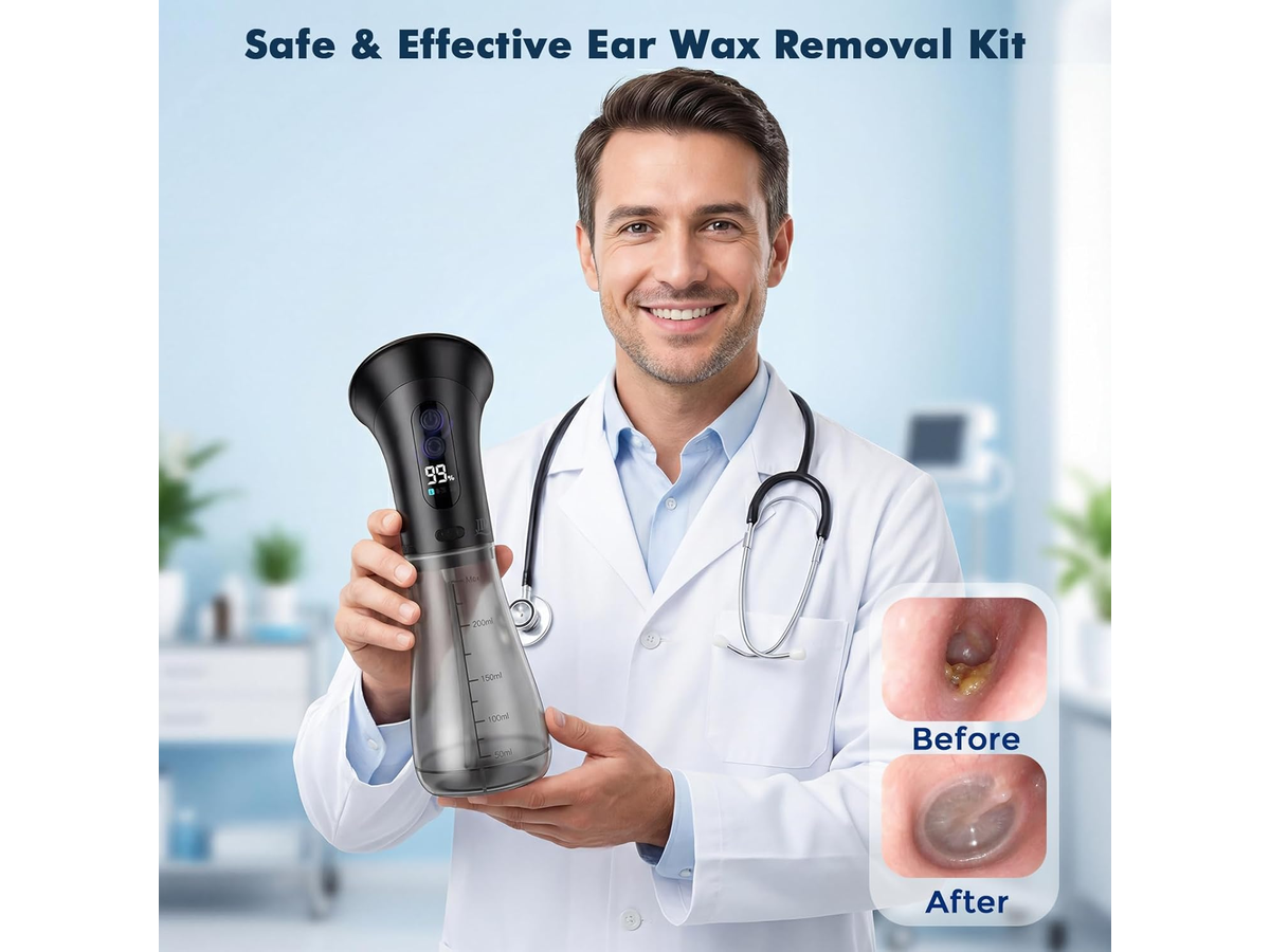 Ear Wax Removal Kit with Wastewater Recovery System