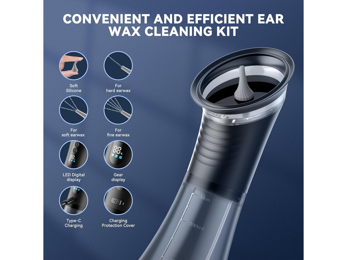 Ear Wax Removal Kit with Wastewater Recovery System