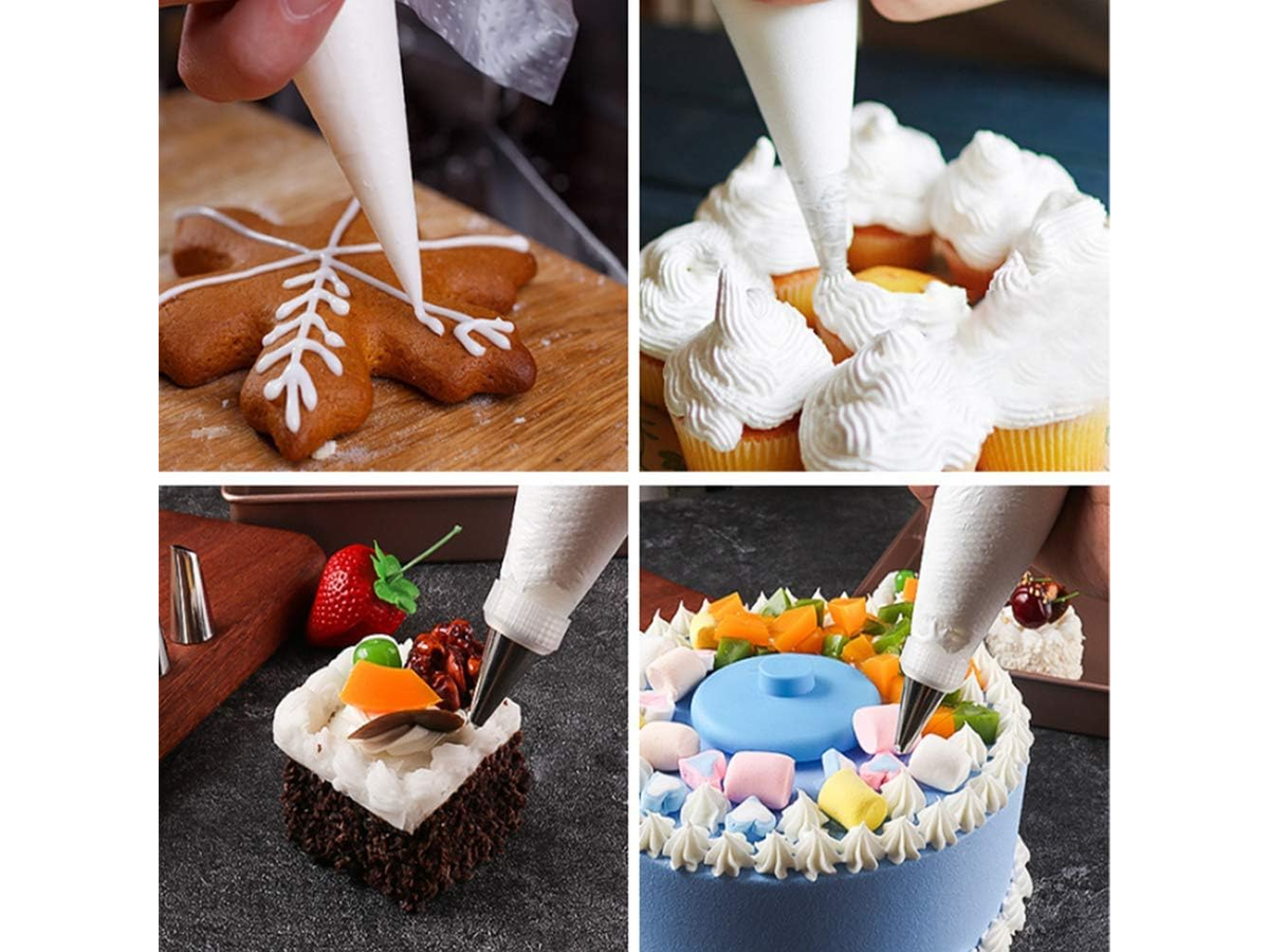 Cake Decorating Kit 290PCS with Rotating Turntable