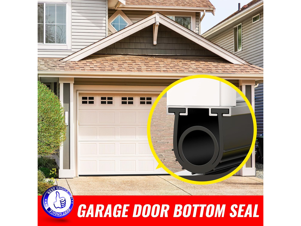 Universal Garage Door Bottom Seal Weather Stripping Kit for Garage Doors