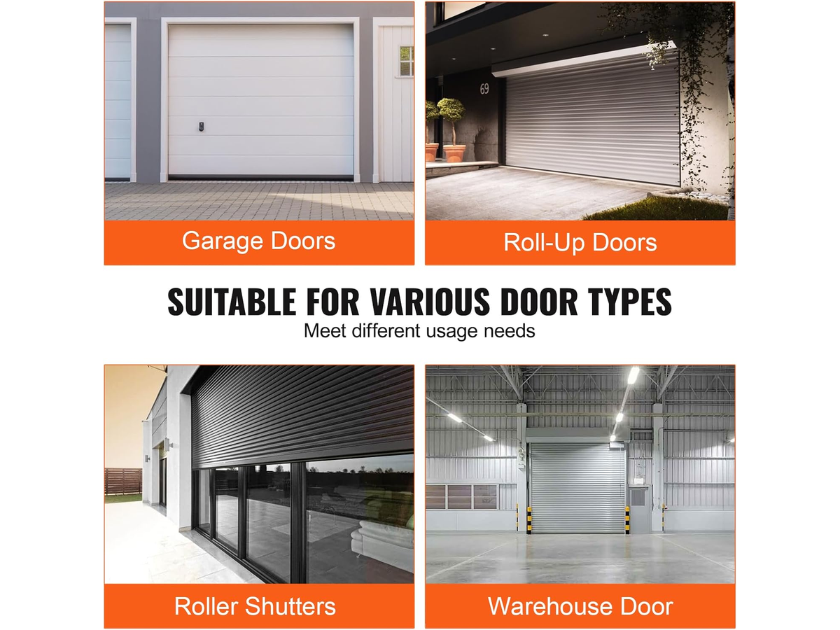 Universal Garage Door Bottom Seal Weather Stripping Kit for Garage Doors