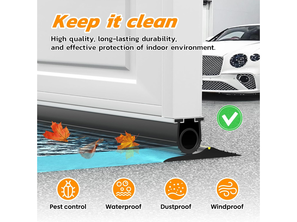 Universal Garage Door Bottom Seal Weather Stripping Kit for Garage Doors