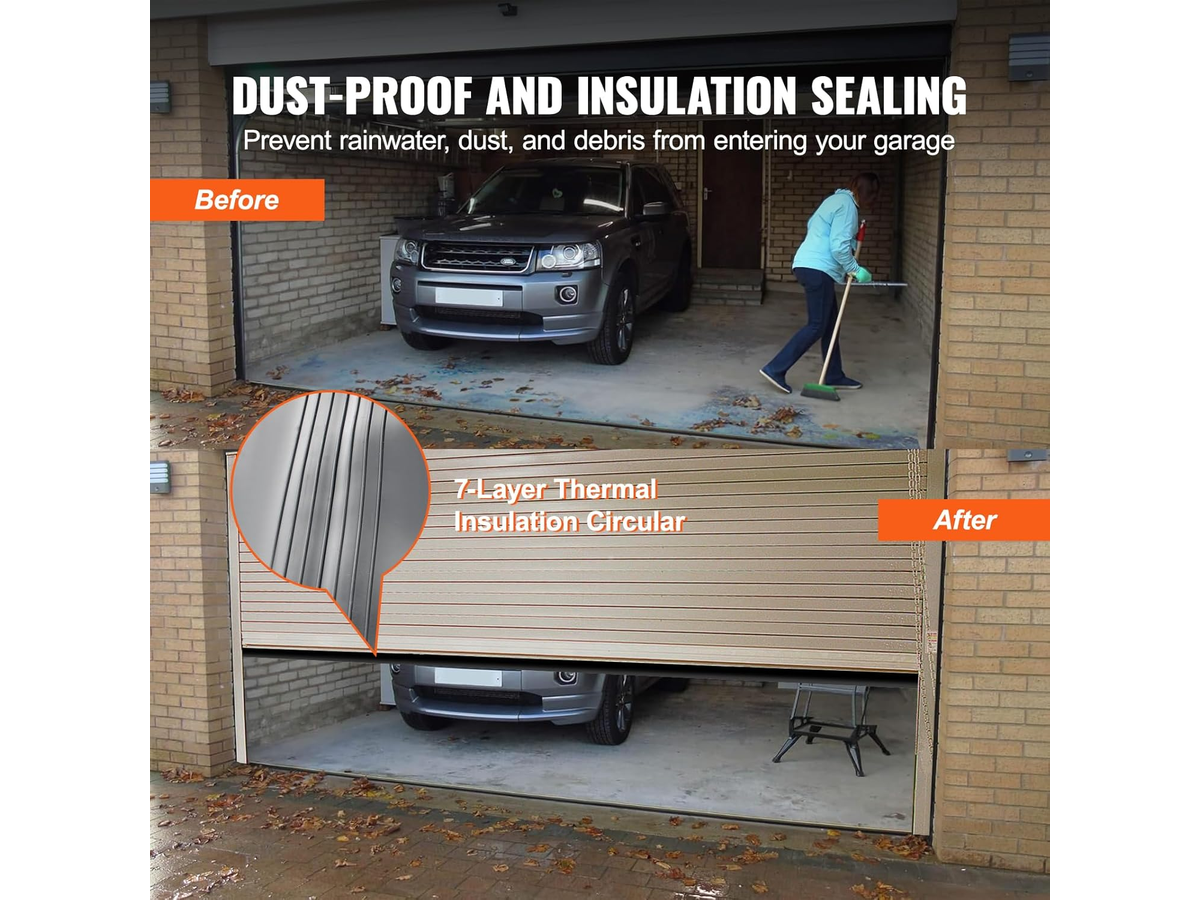 Universal Garage Door Bottom Seal Weather Stripping Kit for Garage Doors