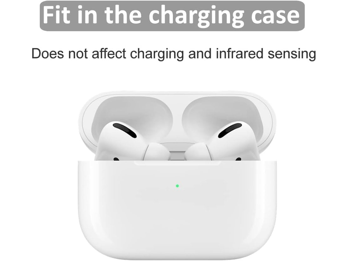 Replacement Ear Tips for AirPods Pro & AirPods Pro 2nd Generation Silicone Ear Tips with Noise Reduction & Storage Box