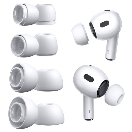 Replacement Ear Tips for AirPods Pro & AirPods Pro 2nd Generation Silicone Ear Tips with Noise Reduction & Storage Box
