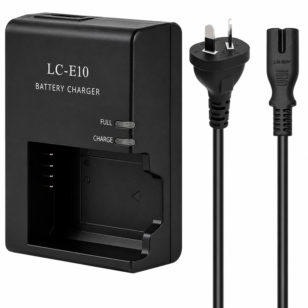 Battery Charger for Canon LP-E10 Compatible with EOS Rebel and DSLR Cameras