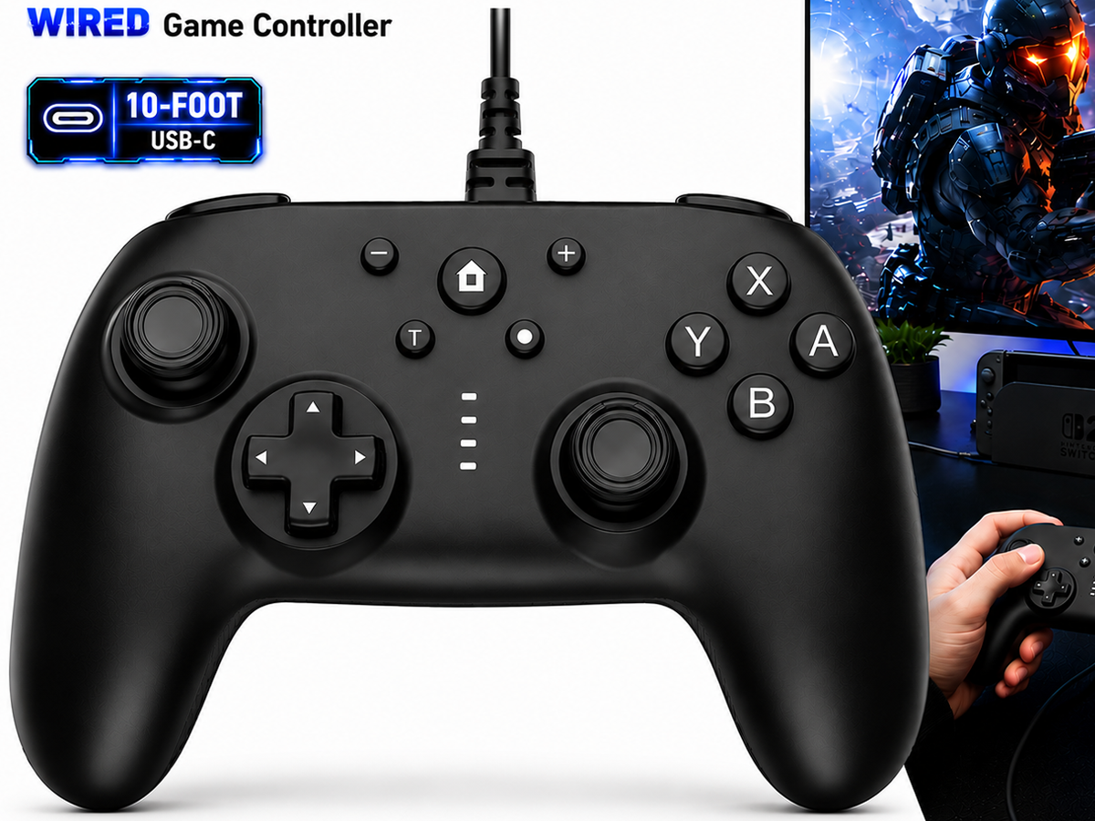 Replacement Wired Game Controller for Nintendo Switch 2