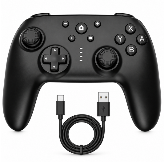 Wireless Game Controller for Switch OLED Lite Gyroscope Turbo Dual Motor Rechargeable
