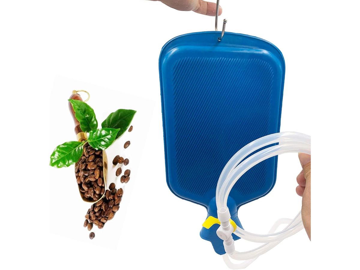 Reusable Enema Kit with 152 cm Silicone Hose 5 Multi-Size Tips