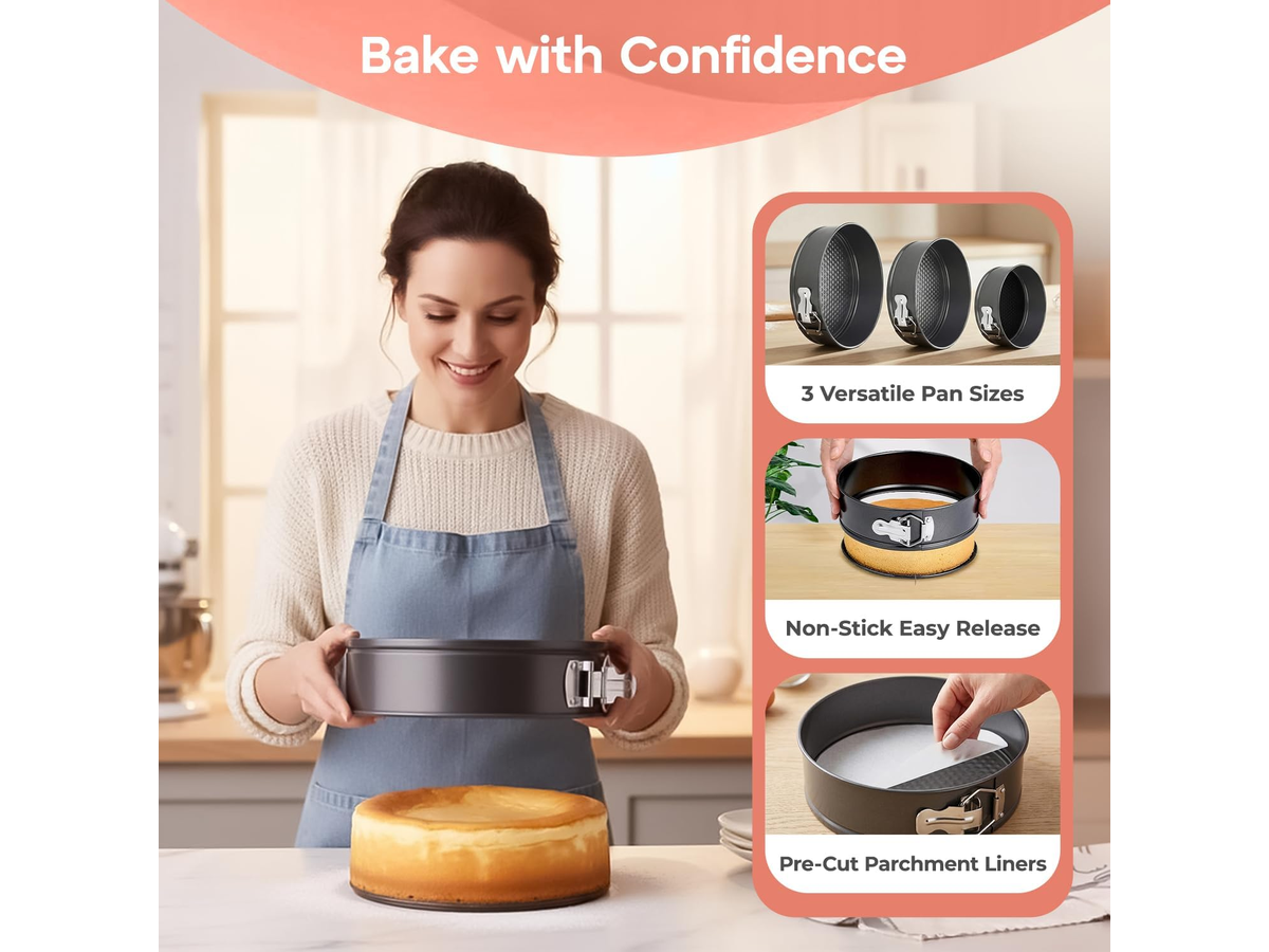 Cake Decorating Kit Baking Tool 150 Piece Baking Set with Springform Cake Pans