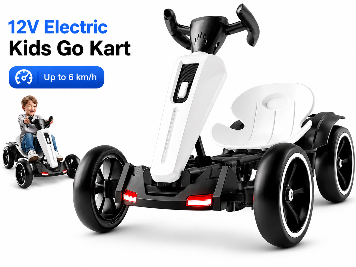 Ride On Go Kart 12V Foldable Pedal Kart