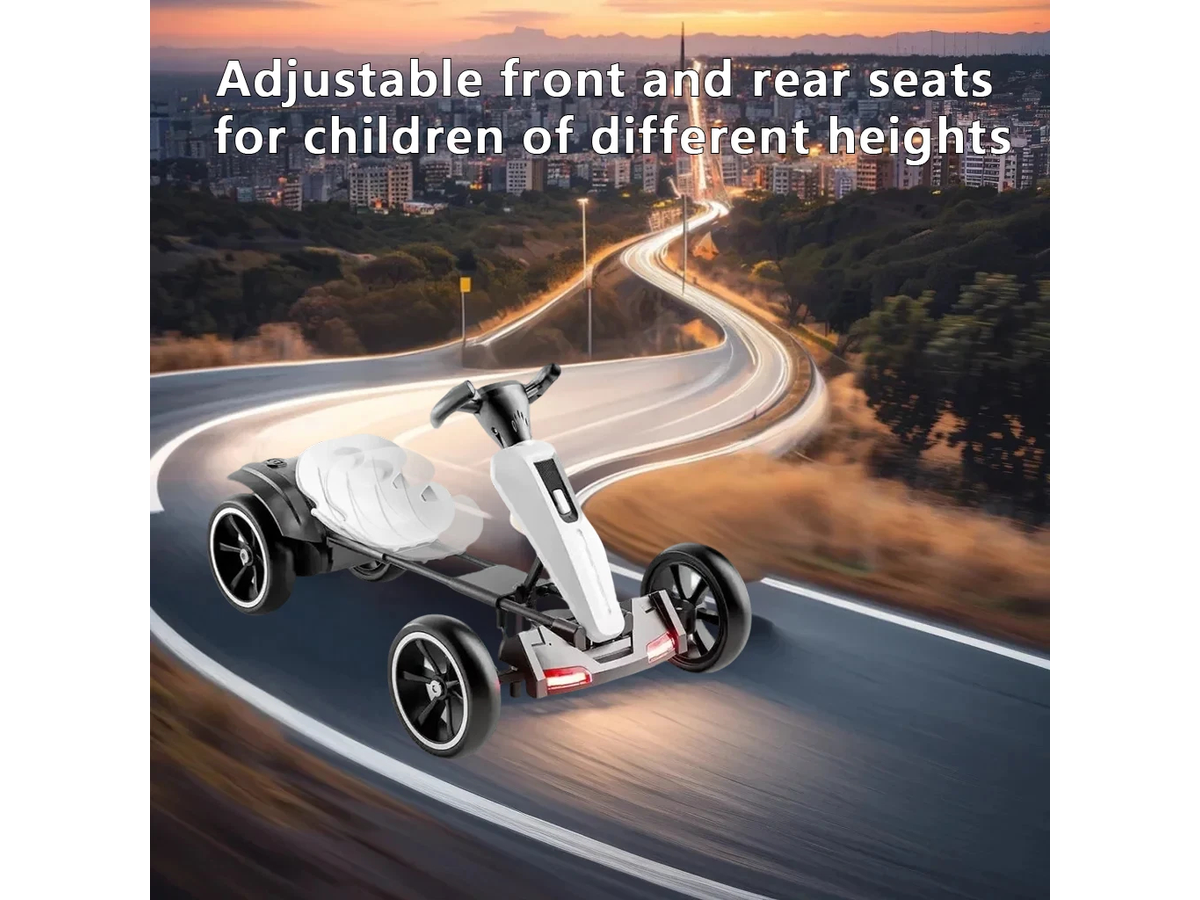 Ride On Go Kart 12V Foldable Pedal Kart