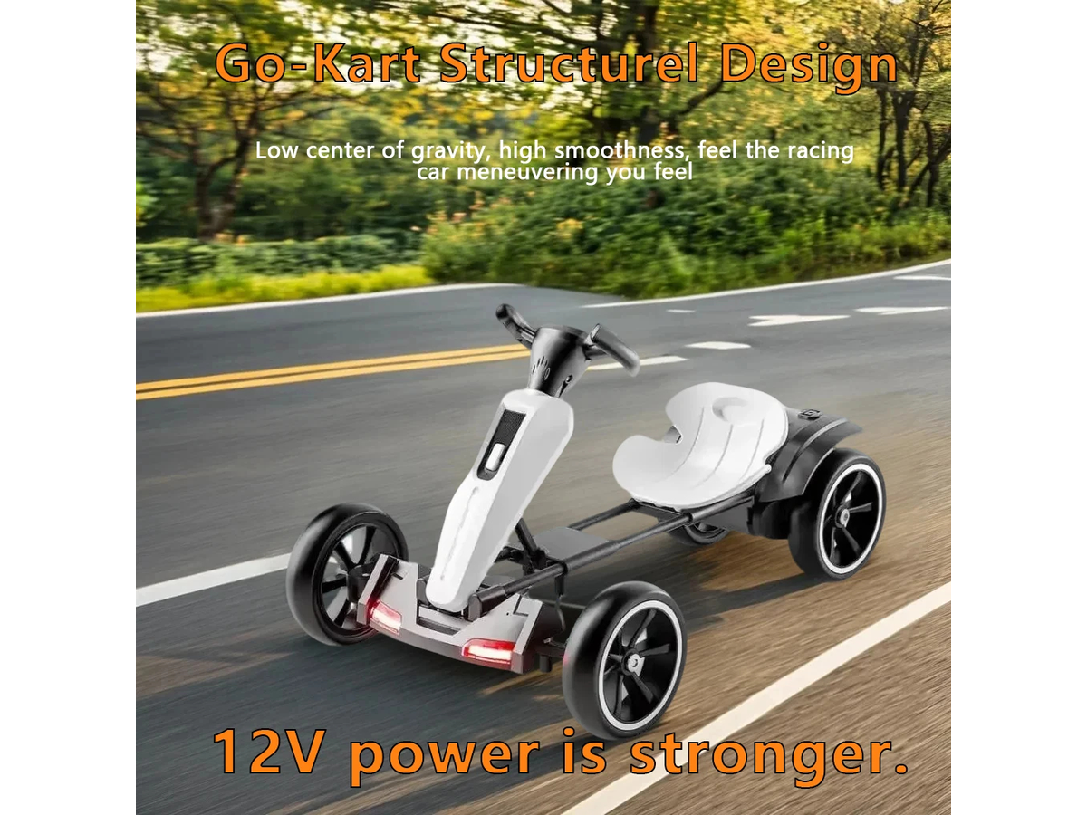 Ride On Go Kart 12V Foldable Pedal Kart