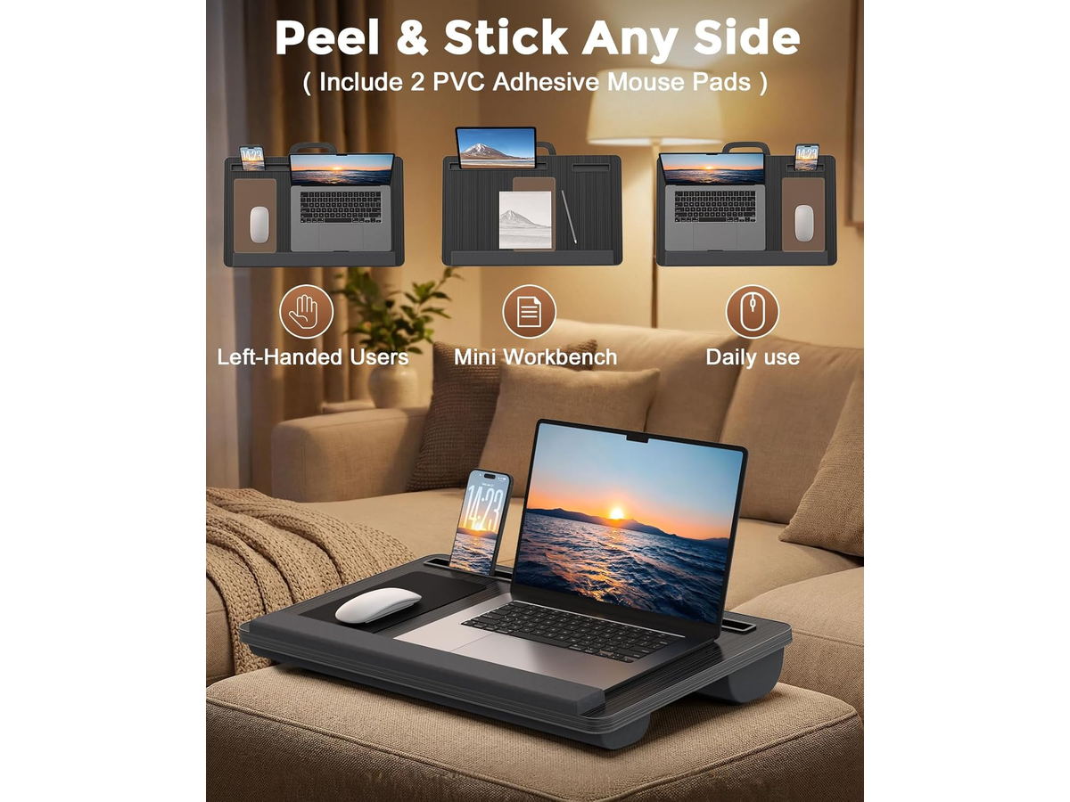 Laptop Table Lap Desk Portable Lap Desk with Cushion