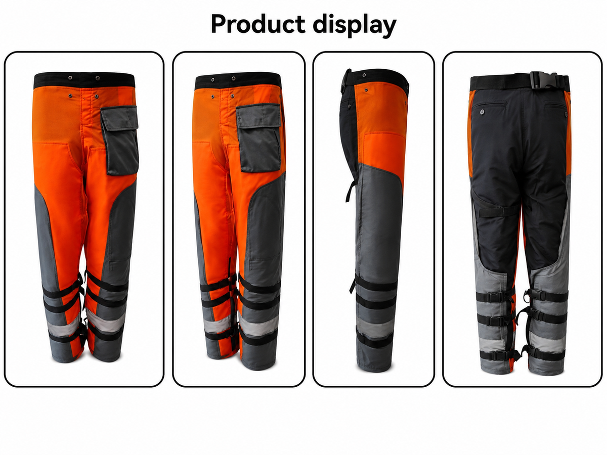 Chainsaw Chaps Protective Safety Apron Pants Adjustable Size L
