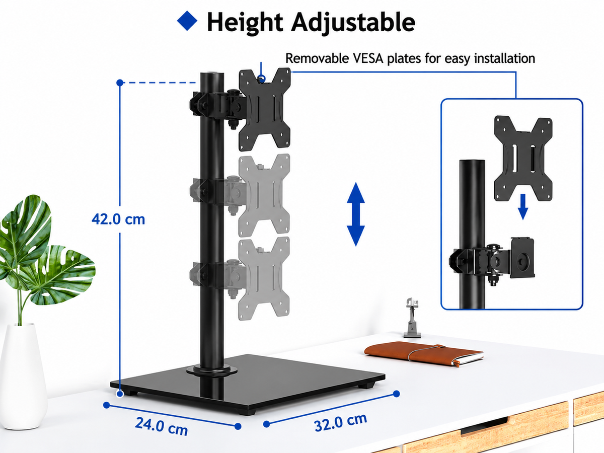 Adjustable Freestanding Monitor Stand