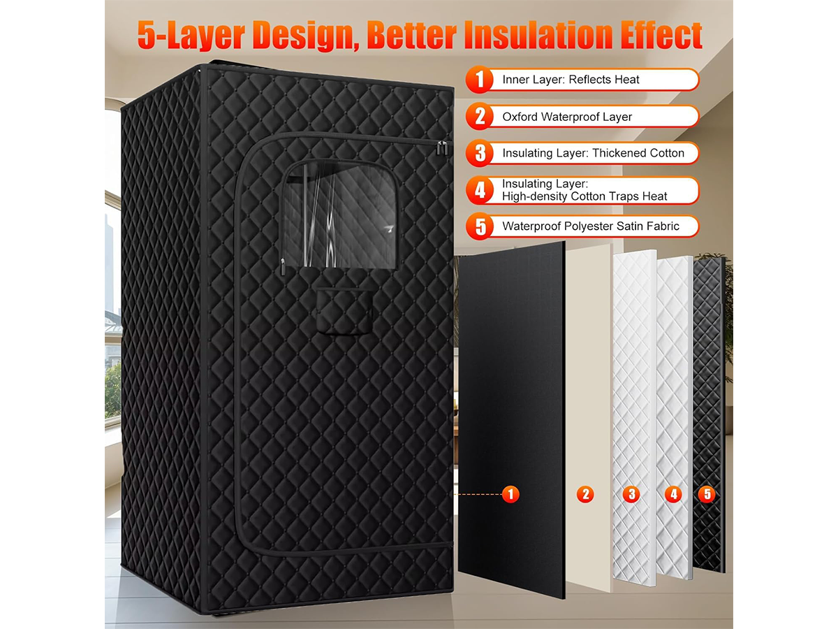 Portable SPA Room Therapeutic Personal Sauna Steam Room