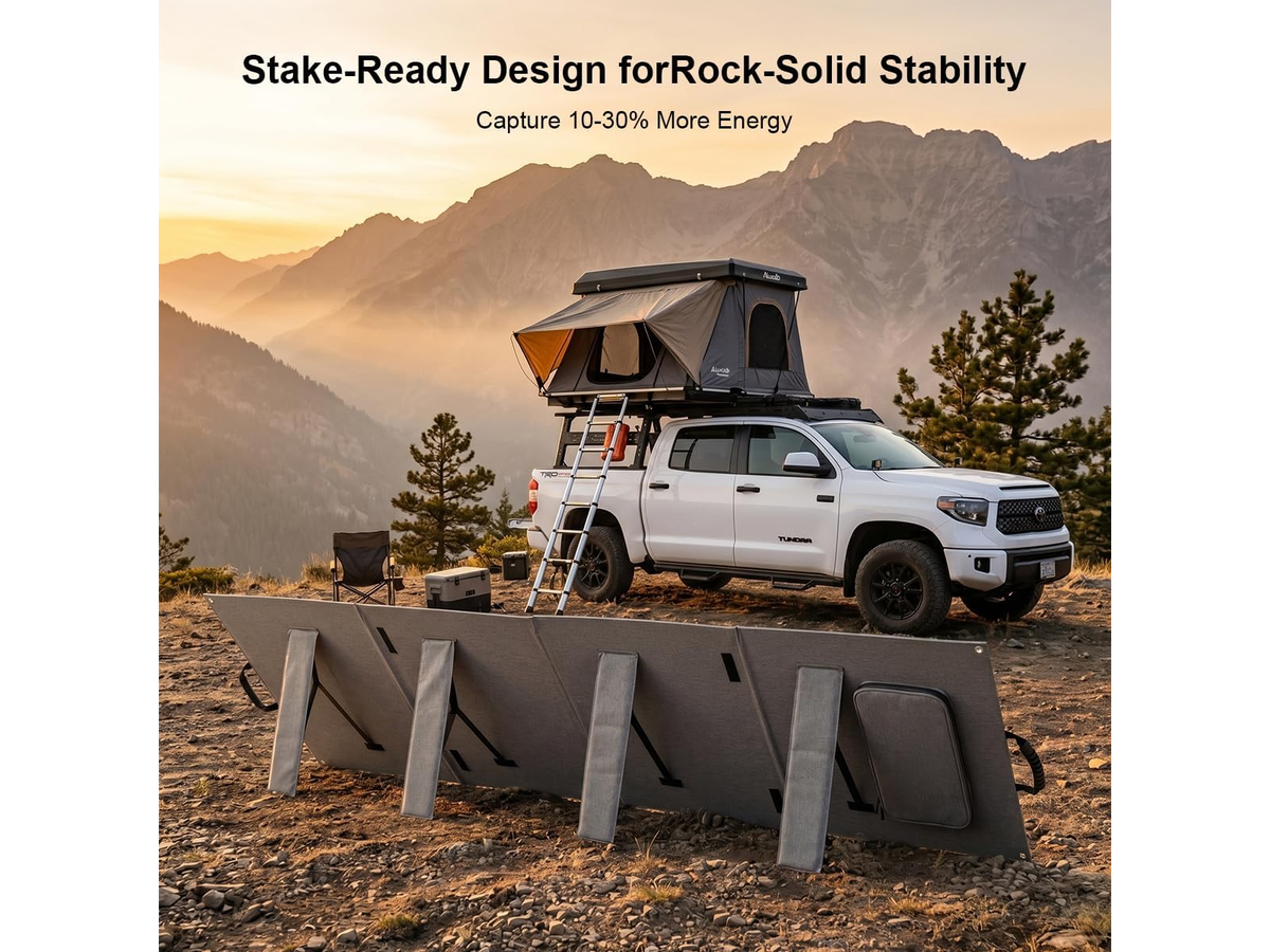 Portable Solar Panel 100W Foldable Solar Charger with Adjustable Kickstands