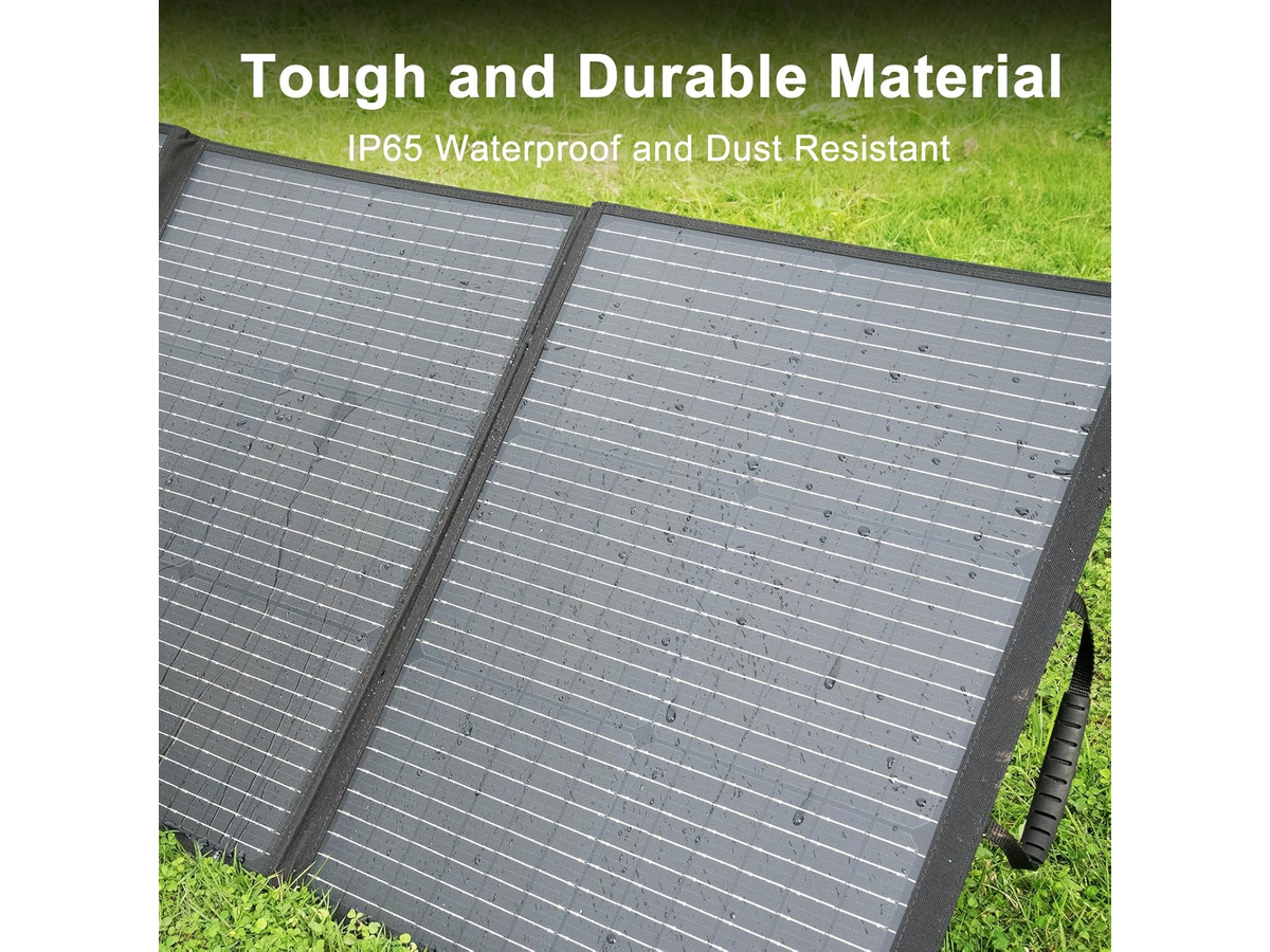 Portable Solar Panel 100W Foldable Solar Charger with Adjustable Kickstands