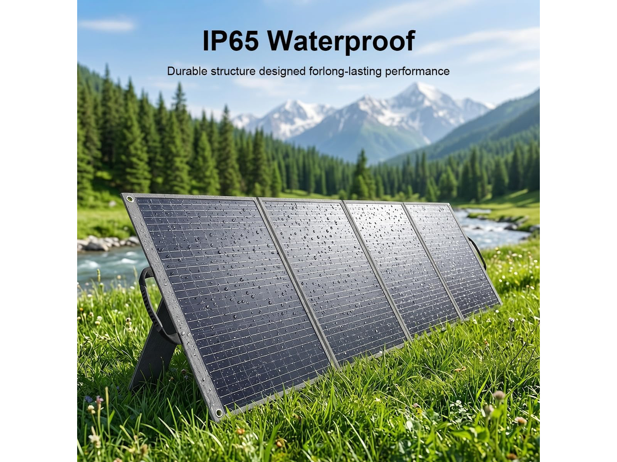 Portable Solar Panel 100W Foldable Solar Charger with Adjustable Kickstands