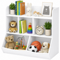 Toy Storage Organizer Bookcase 5 Cubby Multi Shelf Storage Cabinet