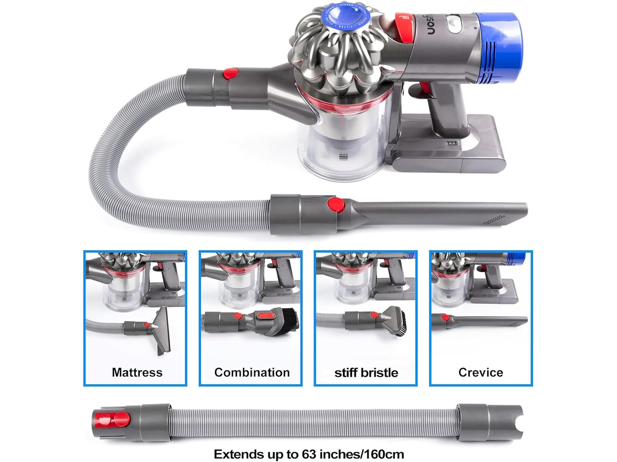 Vacuum Cleaner Accessories Set 6 Piece Attachment Kit for Dyson Cordless Vacuums