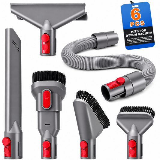 Vacuum Cleaner Accessories Set 6 Piece Attachment Kit for Dyson Cordless Vacuums