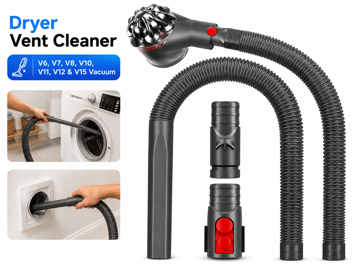 Flexible Dryer Vent Cleaner Hose Attachment for Dyson