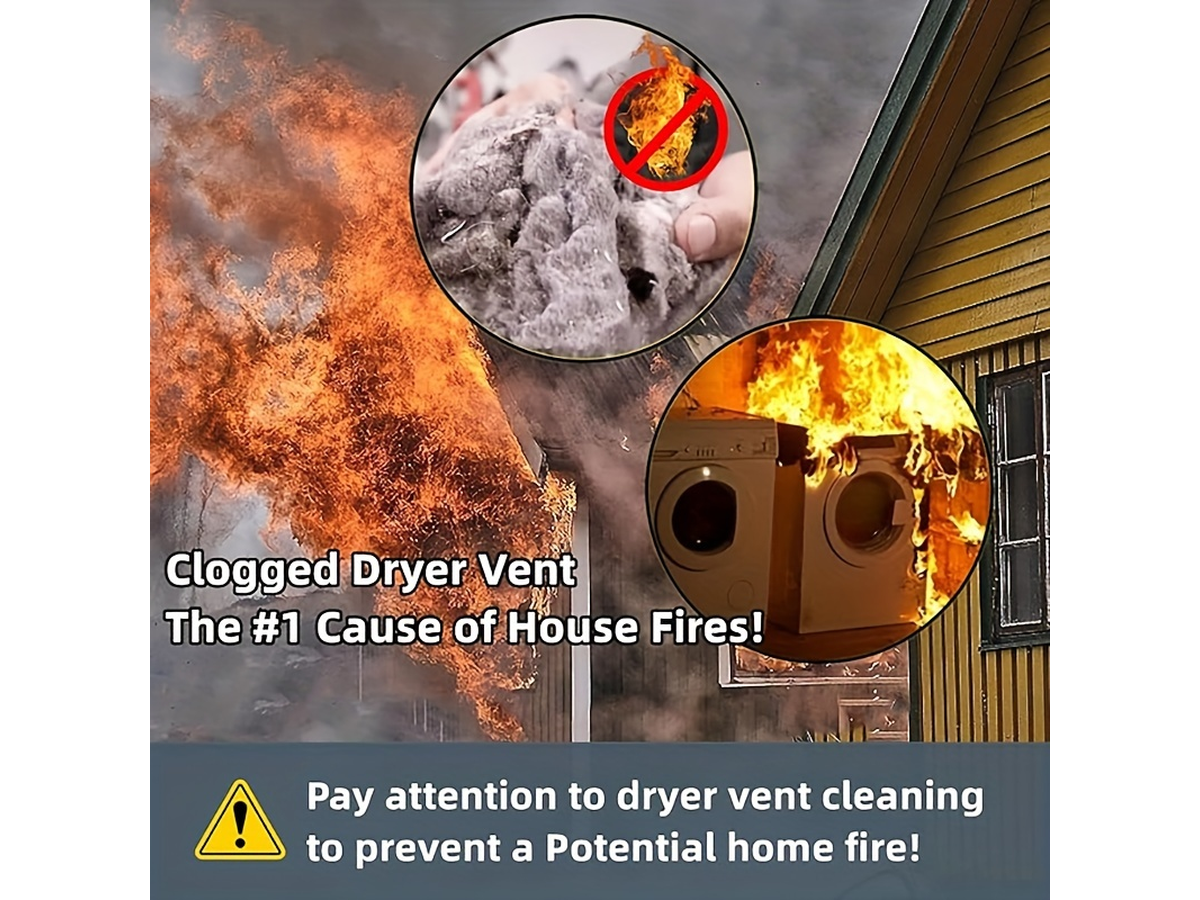 Flexible Dryer Vent Cleaner Hose Attachment for Dyson