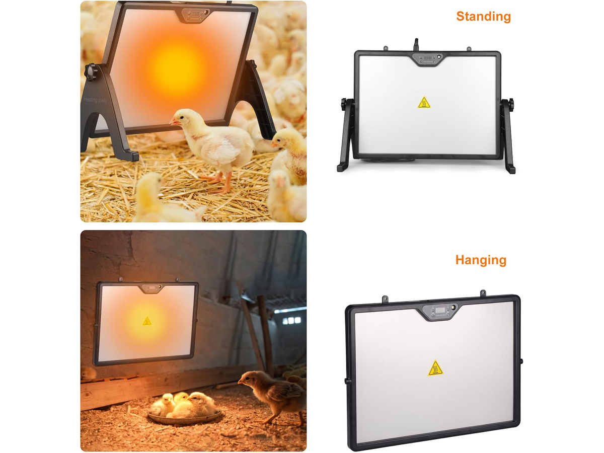 Dual-Sided Heating Adjustable Chick Brooder Heating Plate
