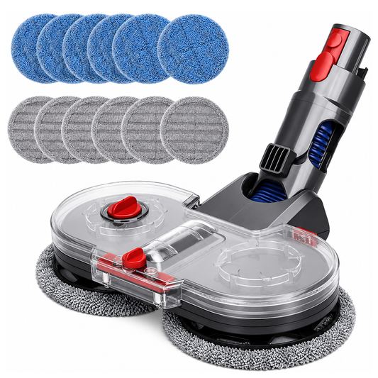 Dyson Electric Mop Head Attachment with 12 Washable Mop Pads