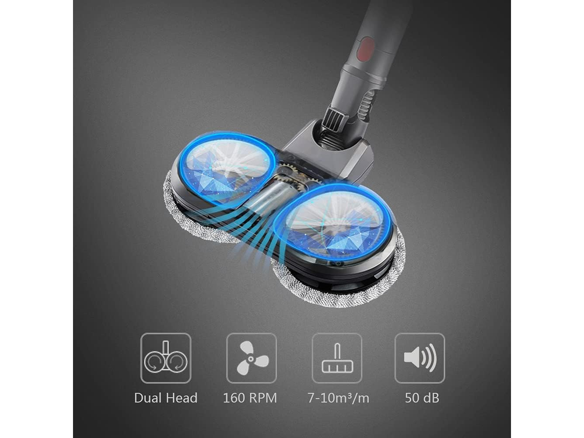 Dyson Electric Mop Head Attachment with 12 Washable Mop Pads