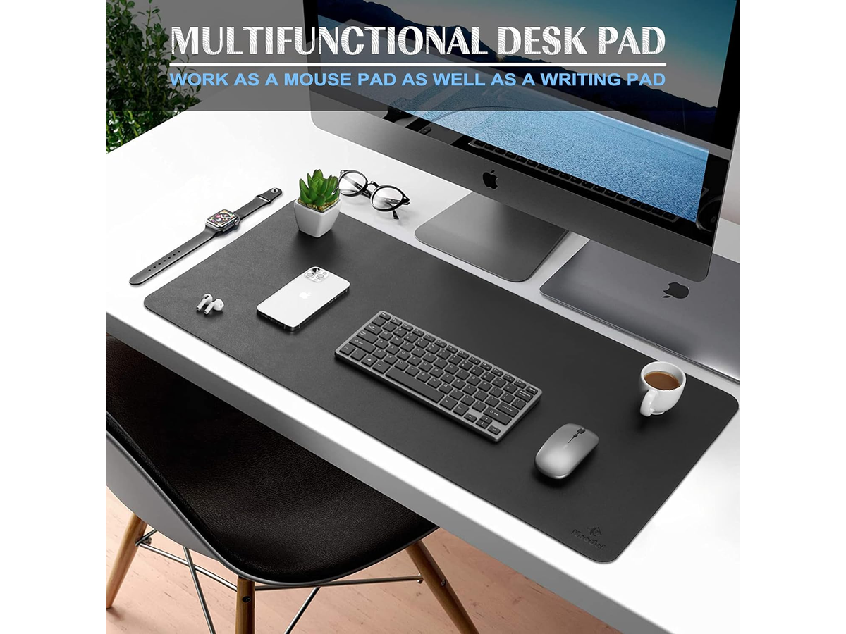 Mouse Pad Desk Mat Waterproof PVC Leather Desk Protector